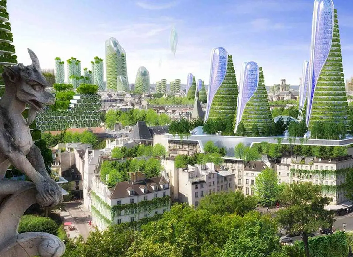 نماهایی عجیب از شهرهای هوشمند جهان تا سال 2050