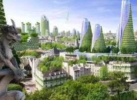 نماهایی عجیب از شهرهای هوشمند جهان تا سال 2050