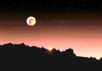 ساعت شروع ماه گرفتگی کامل 25 اردیبهشت در ایران