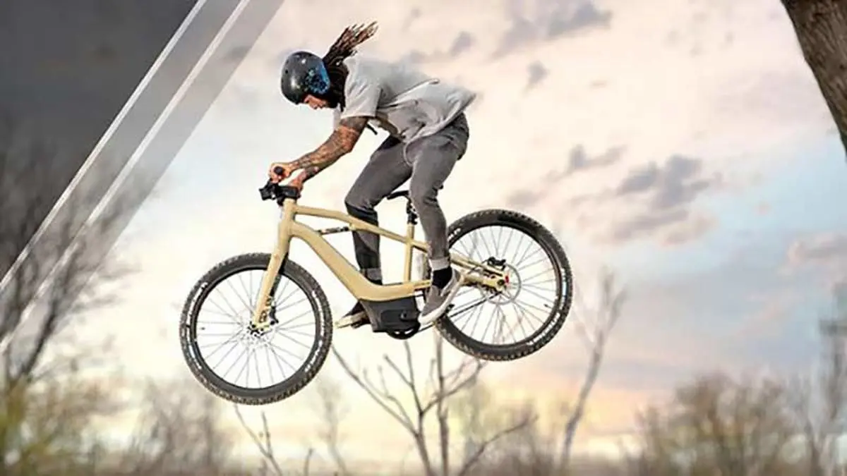 رونمایی از دوچرخه برقی هارلی دیویدسون بدون کمک فنر جلو و عقب