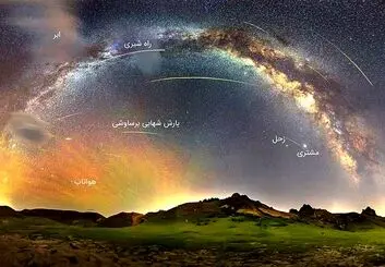 بارش شهابی امروز در کدام شهرهای ایران قابل رویت است؟