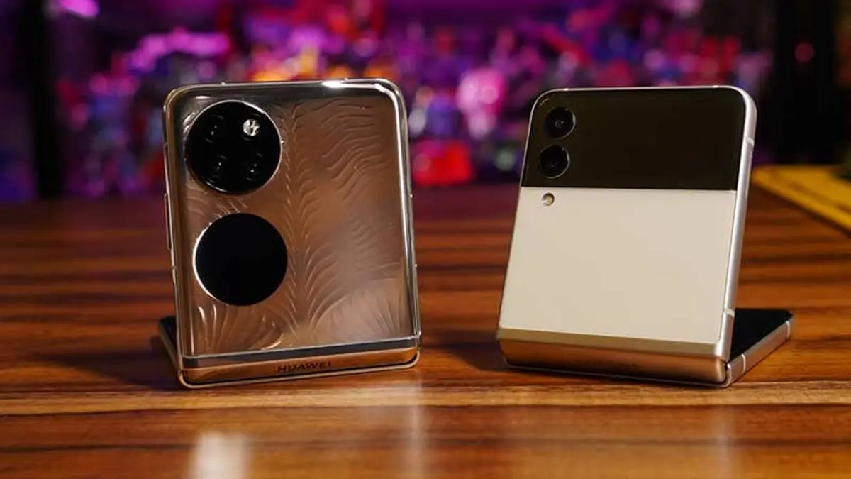 مقایسه گوشی زد فلیپ 4 سامسونگ با P50 پاکت هوآوی