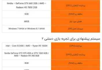 سیستم مورد نیاز برای بازی Destiny 2