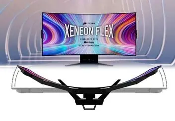 آشنایی با مانیتور خم شونده Xeneon Flex 45WQHD240