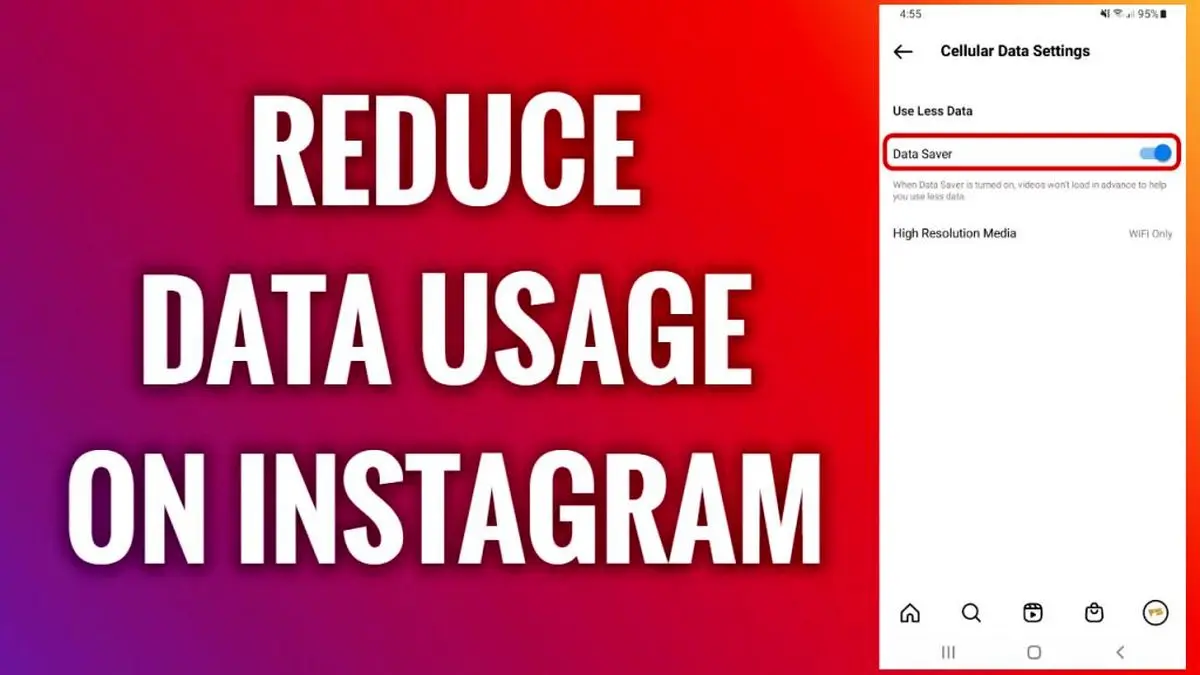 چطور مصرف اینترنت اینستاگرام را کم کنیم؟