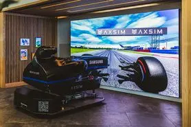 شبیه سازی مسابقات فرمول 1 توسط سامسونگ