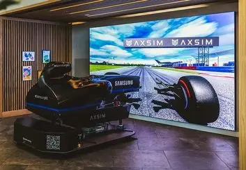 شبیه سازی مسابقات فرمول 1 توسط سامسونگ
