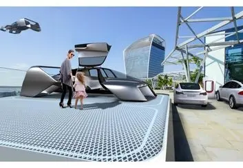 رونمایی از نمونه اولیه خودروی پرنده شرکت Urban eVTOL