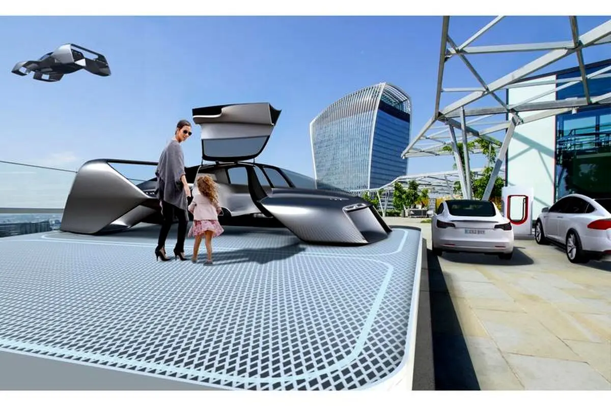 رونمایی از نمونه اولیه خودروی پرنده شرکت Urban eVTOL