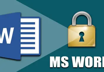 آموزش نحوه رمز گذاشتن روی فایل ورد (Microsoft Word)