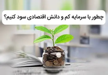 چطور با سرمایه کم و دانش اقتصادی سود کنیم؟