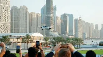 اولین پرواز تاکسی پرنده x2 در دوبی