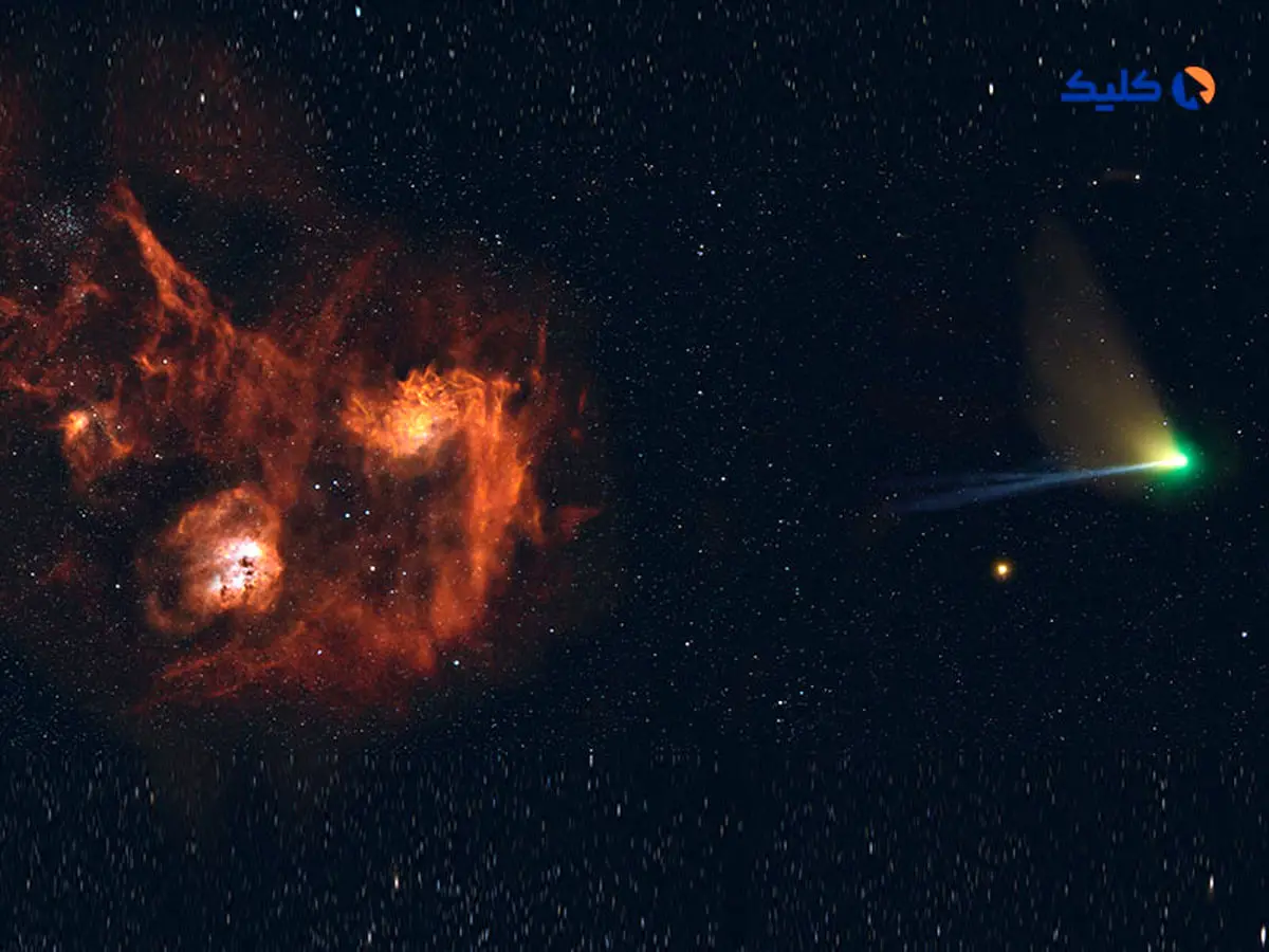 سحابی ستاره شعله‌ور واقعاً درحال سوختن است؟