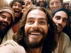 تصویر سلفی عیسی مسیح با حواریون!