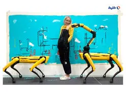 سگ‌های رباتیکی که نقاشی می کشند