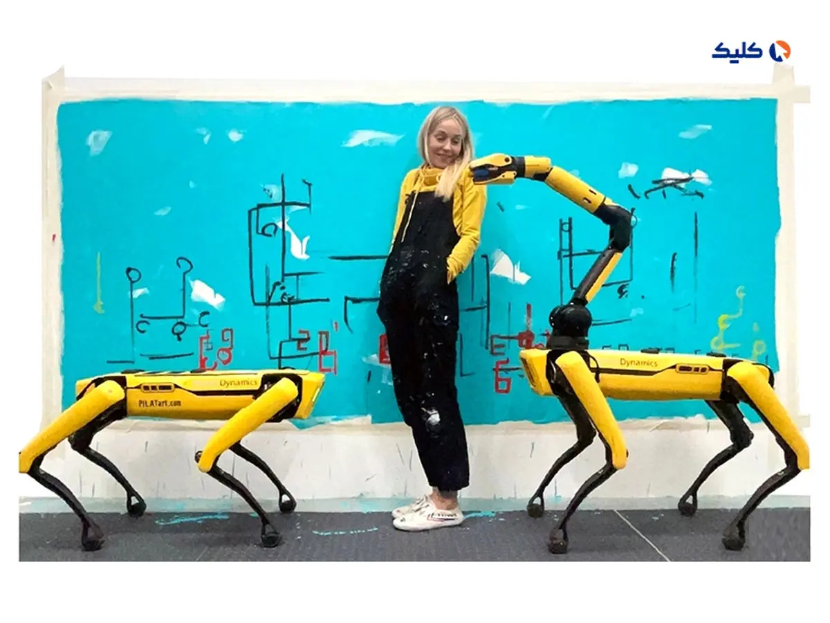 سگ‌های رباتیکی که نقاشی می کشند