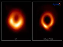 اولین عکس تاریخ از یک سیاه‌چاله، به دست هوش مصنوعی اصلاح شد