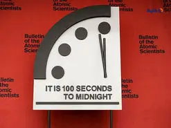 فقط 90 ثانیه تا نابودی بشر زمان باقی مانده است