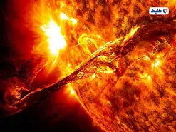 یک شراره خورشیدی قدرتمند؛ امواج رادیویی زمین را به هم ریخت!