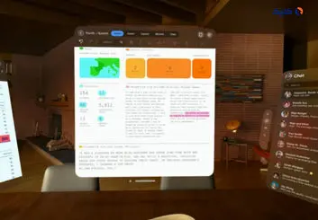 مایکروسافت اکسل، ورد و تیمز را به هدست ویژن پرو اپل می‌آورد