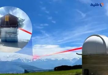 دستیابی به نرخ انتقال اطلاعات ده‌ها ترابیتی با ارتباط لیزری