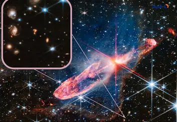 تلسکوپ جیمز وب علامت سوال بزرگی را در عکس جدید خود به تصویر کشیده است