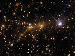 هابل یک هیولای کهکشانی را مشاهده می کند