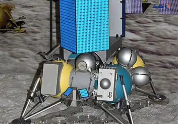 اثر سقوط هواپیما لونا-25 روسیه در ماه