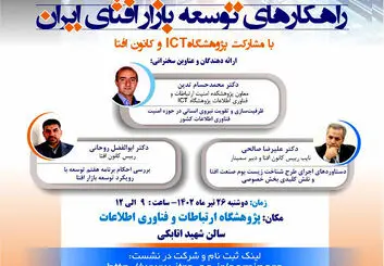 سمینار «راهکارهای توسعه بازار افتای ایران» برگزار می‌شود