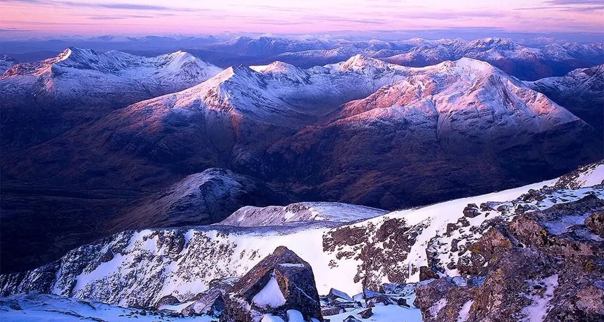 قد کشیدن بلندترین کوه بریتانیا