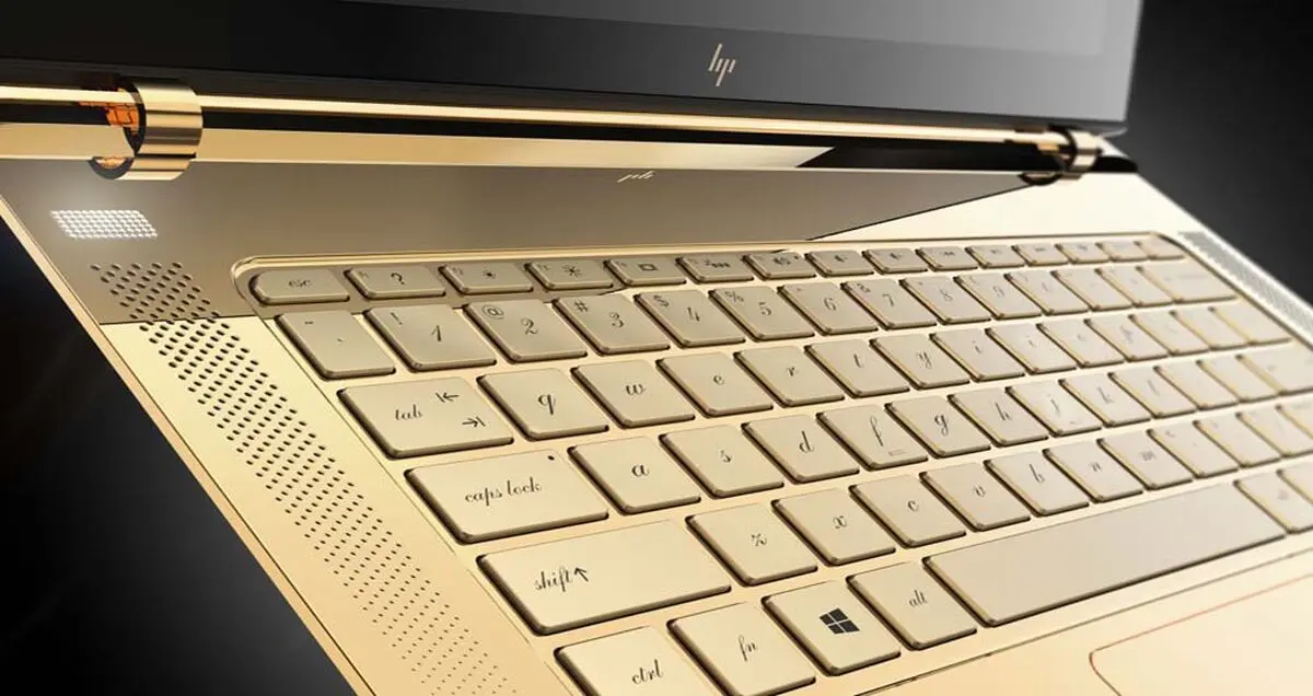 قیمت نوت بوک روکش طلای HP چقدر است؟