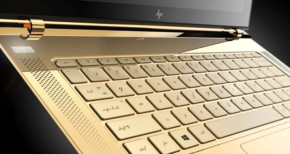 قیمت نوت بوک روکش طلای HP چقدر است؟