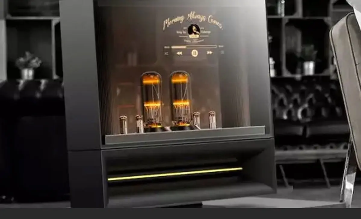 ال‌جی از DukeBox رونمایی کرد؛ دستگاه پخش موسیقی با نمایشگر OLED شفاف