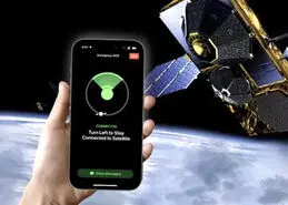 اتصال مستقیم موبایل‌ها  به اینترنت ماهواره‌ای 