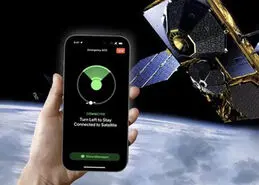 اتصال مستقیم موبایل‌ها  به اینترنت ماهواره‌ای 