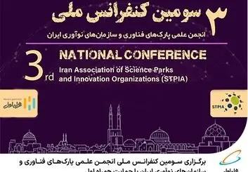  برگزاری سومین کنفرانس ملی انجمن علمی پارک‌های فناوری و سازمان‌های نوآوری ایران با حمایت همراه اول 