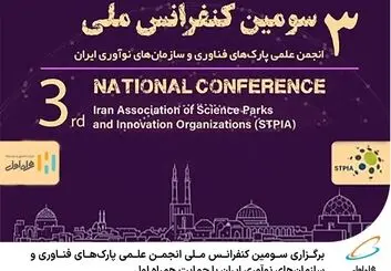  برگزاری سومین کنفرانس ملی انجمن علمی پارک‌های فناوری و سازمان‌های نوآوری ایران با حمایت همراه اول 