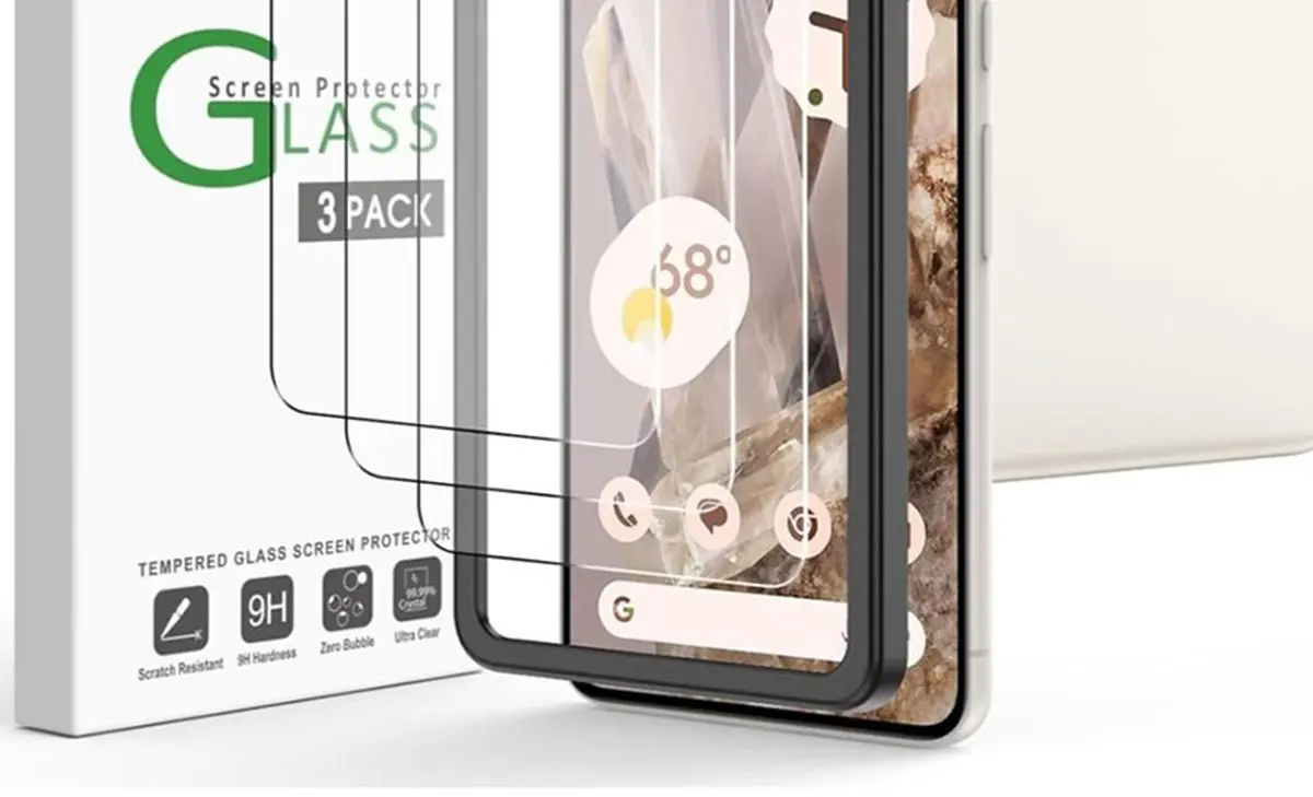 سری پیکسل 8 با تشخیص خودکار گلس نمایشگر، تغییر حساسیت لمسی را آسان‌تر می‌کند