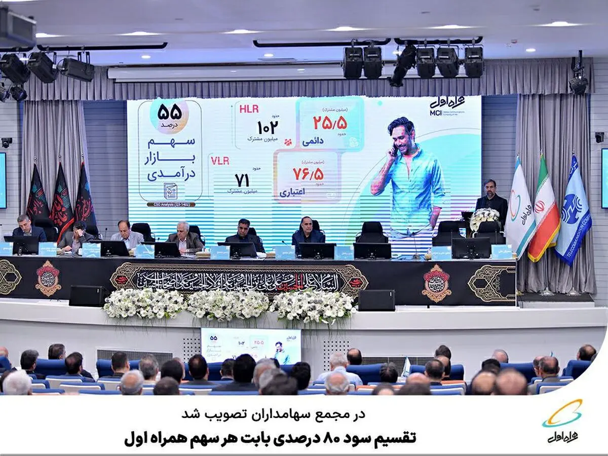 تواق سهامداران همراه اول با تقسیم سود 80 درصدی