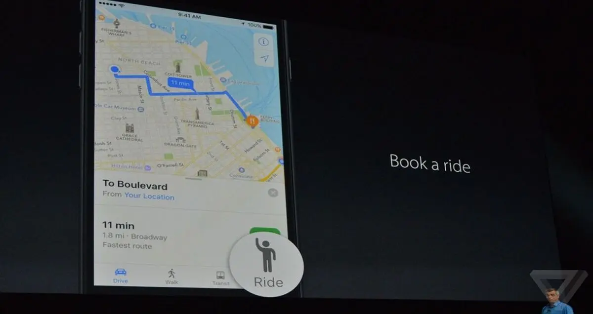 WWDC16: بازطراحی نرم‌افزار iOS Maps توسط اپل
