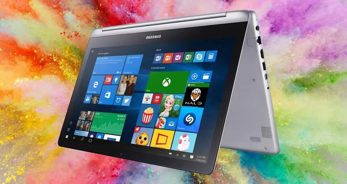 لپ تاپ Notebook 7 Spin سامسونگ، دو روح در یک بدن