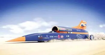 شکسته شدن رکورد سرعت بر روی زمین با Bloodhound SSC