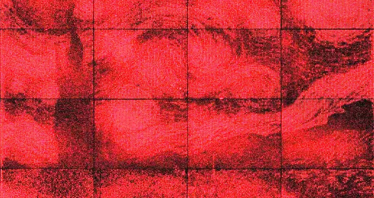 بازآفرینی تابلوی The Starry Nightون گوگ با رشته‌های DNA