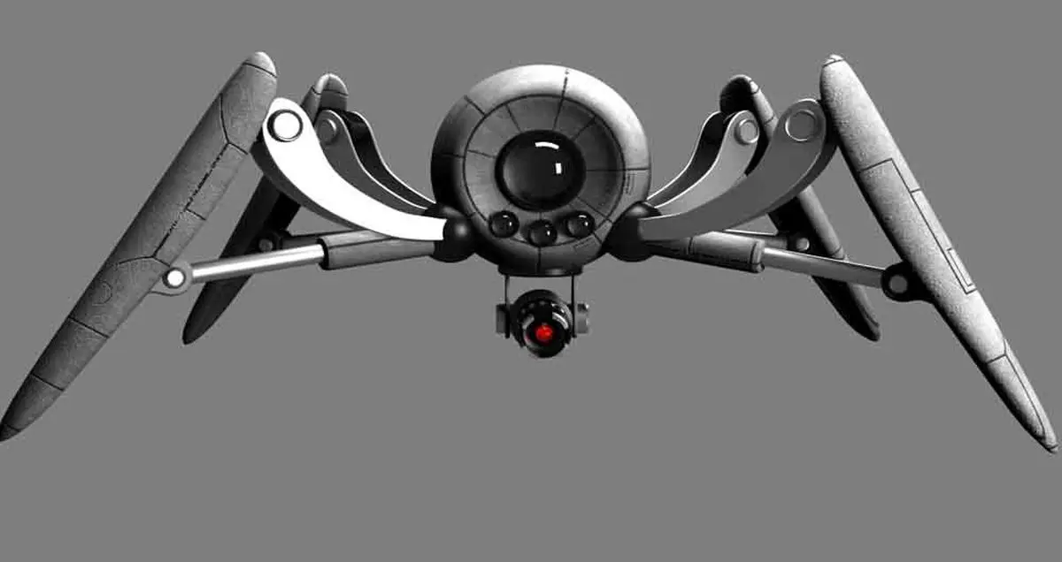 تماشا کنید؛ تنیدن تار با فیبرکربن توسط ربات عنکبوتی