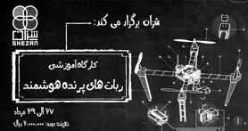 کارگاه آموزشی طراحی و ساخت ربات‌های پرنده هوشمند
