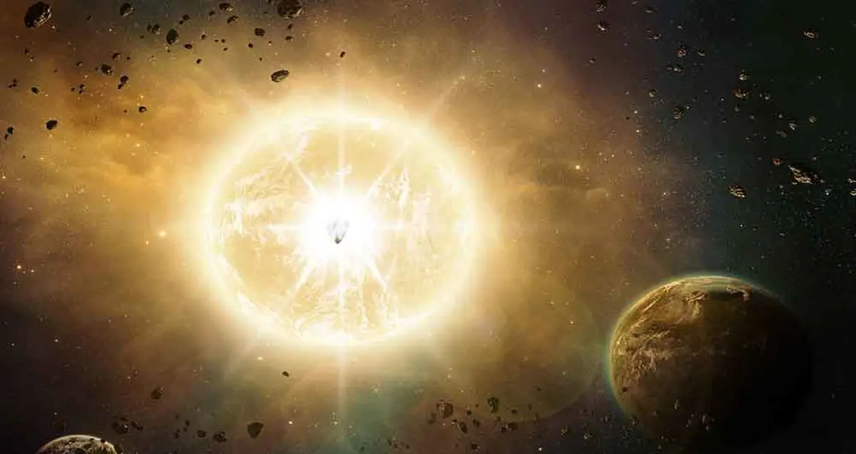 تصاویر جذاب قبل و بعد انفجار ستاره در فضا