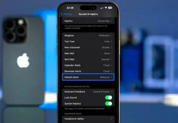 بتای iOS 17.2 تغییر صدای پیش‌فرض اعلان‌ها را در آیفون امکان‌پذیر می‌کند
