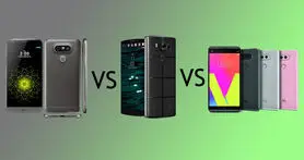 مقایسه گوشی‌های ال‌جی V20وV10وLG G5