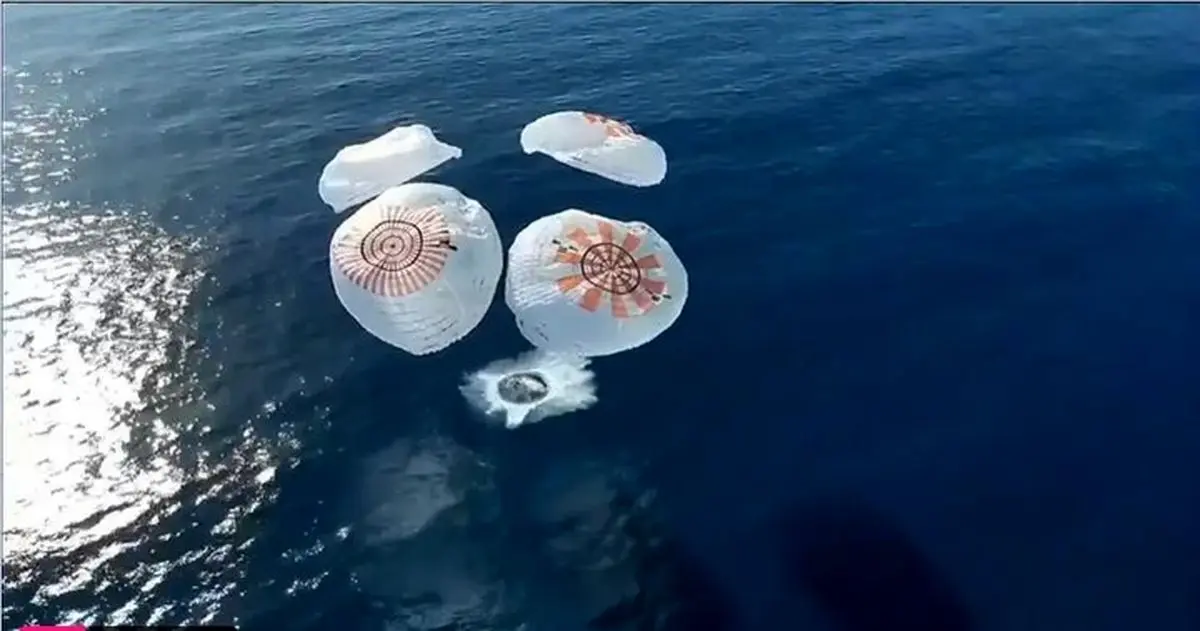 فضانوردان از مدار قطبی فضا به زمین بازگشتند
