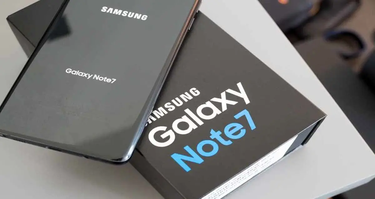 تشخیص سالم بودن گلکسی نوت۷ از روی جعبه گوشی